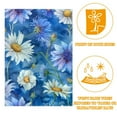 thumbnail image 2 of Watercolor White Chamomiles and Blue Cornflowers Garden Flag Double Sided House Flag for Outdoor Home, Personalized All Year Round Yard Decor 12 x 18 Inch, 2 of 6
