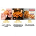 thumbnail image 2 of Golden Supreme Fried Chicken Coating 22 Servings Flour and Seasoning Batter Mix, maximum crisp and crunch 12 Ounces by Fowl Language (Pack of 3), 2 of 10