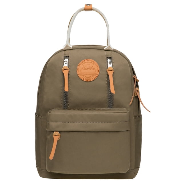 Mochila escolar unisex KAUKKO con compartimento para computadora portátil para computadora portátil de 10 pulgadas, mochila multifunción para caminatas, viajes, campamentos 13.2 L (KS06 Armygreen) KAUKKO KS06-Armygreen-RE