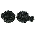 thumbnail image 2 of MERIVILLE 1-Inch Diameter Single Window Treatment Curtain Rod, Artichoke Finial, 28-inch to 48-inch Adjustable, Black Finish, 2 of 2