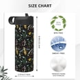 thumbnail image 4 of Vsdgher Wasp and Florals for Insulated Stainless Steel Water Bottle,18oz Sports Water Bottle Stainless Steel Reusable Tumbler for Sports, Travel, and School, 4 of 8