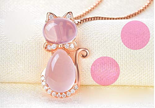 Westingmanual 24 Pieces Enamel Cat Charms for Jewelry Making 6 Styles Cute Pink Cat Charms Earring Necklace Bracelet Pendants