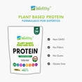 thumbnail image 4 of Wellthy Proteina Vegana sabor Vainilla 900g. 24.5 de Prote&iacute;na por Scoop, 30 PorcionesPlant Based Peas & Rice Protein, Glutten Free, 100% Libre de soya, Non GMO, Bottle Free., 4 of 7