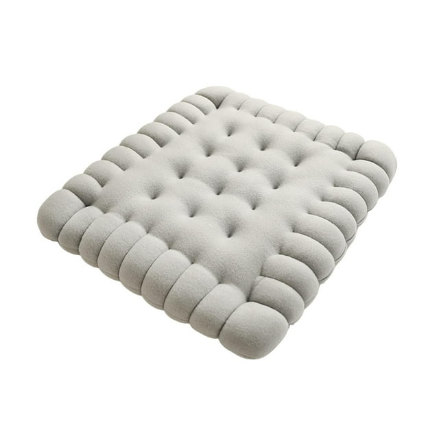 Cojín con forma de galleta, cojín para silla, almohada de meditación de , cojín decorativo, almohada de para sofá de Yoga, sala de Cuadrado