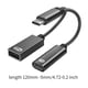 thumbnail image 4 of Adaptador USB C OTG 2 en 1, divisor USB-C PD de 60 W con cable de carga rápida negro, 4 of 4