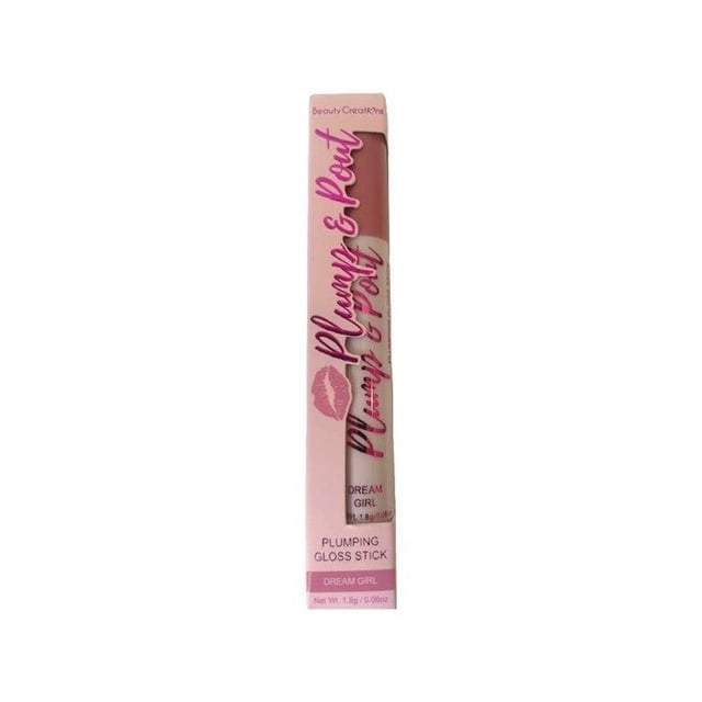 Brillo labial en barra Beauty Creations Plump & pout stick dream girl larga duración de 1.8gr