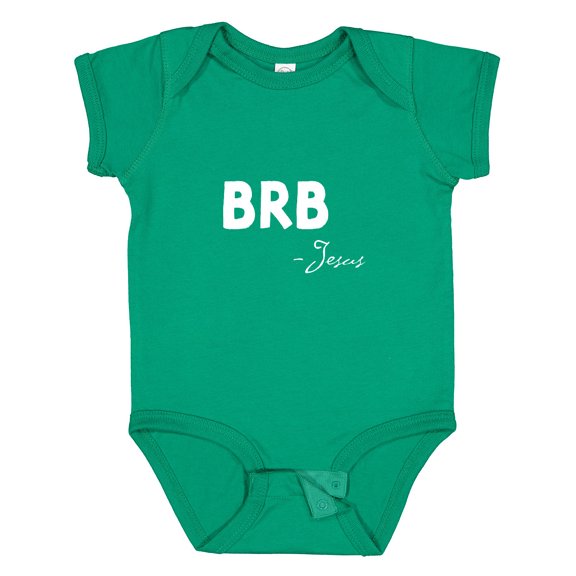Inktastic Easter Brb Jesus Boys or Girls Baby Bodysuit