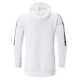 thumbnail image 5 of Qertyioot Man Long Sleeve Zipper Pockets Drawstring Hooded Fitness Sports Cardigan, 5 of 5
