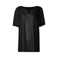 thumbnail image 5 of Sweet Home Farm V Neck T Shirts for Women Summer Tops Vacation Trendy Boho Short Sleeve Casual Loose Comfy Tunic Clothes Short Sleeve Shirts for Women Black, 5 of 5
