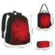 thumbnail image 2 of Disketp Spiders On The Web And Space Mochila Estampada de Gran Capacidad con Lonchera y Estuche, Set de 3 Piezas para Estudiantes, 2 of 7