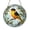 Acrylic 3.5 Inch, variant on Stained Glass Yellow Finch Window Decor, Vibrant Bird Design for Cheerful Home Accent