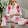 thumbnail image 6 of Haiem Cute Pig Nose Pattern Women’s Long-sleeve Sleepwear,Sleepwear Set,2-piece Loungewear Set,Soft PJs Comfy Nightwear with Pockets-XX-Large, 6 of 7