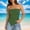 *Army Green, variant on Women's Strapless Tube Top, Slim Fit Ribbed Asymmetrical Hem Bandeau Cami for Summer Red,Women's Plus XXL