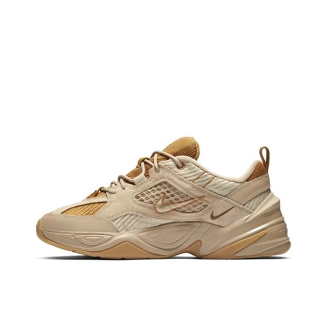 Zapatillas clásicas M2K Tekno blancas de platino puro, unisex, cómodas, de suela gruesa, estilo retro, informales, de caña baja