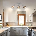 thumbnail image 5 of Nickel 3-Light Track Lighting Kit, Directional Ceiling Light Fixtures, Industrial Kitchen Lighting for Island, Over Table, Hallway，Laundry Room, 5 of 9