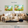 thumbnail image 4 of Elephant Stock The Good Life Wall Art - Horizontal Canvas Wall Art - Living Room Wall Decor - Beach Canvas - Blue And Red Decor By Robin Altman - 39" x 26", 4 of 8
