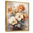 thumbnail image 2 of Designart "Vintage Sepia-Toned Pansies In An Embrace" Pansies Floater Framed Canvas Prints, 2 of 5