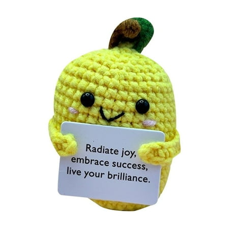 

Daughter Christmas Ornament Great Grandma Christmas Ornament Cool Christmas Ornament 0rnaments Random Ornament Assortment Banana Knitted Doll Hug Positive Energy Emotional Support Doll Wool Crochet