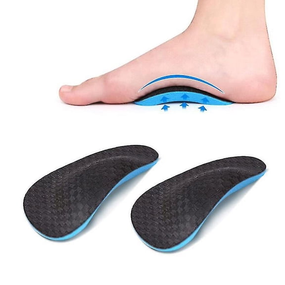Orthotic Arch Support Insoles for Flat Feet, Professional Flatfoot Corrector Shoe Inserts, Soft Comfortable Foot Pain Relief for Men & Women