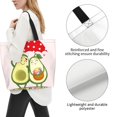thumbnail image 2 of Xecao Avocado Lovers Wearing Umbrella for Tote Bag for Women, Tote Shoulder Bag with a littlw pocket and Handbag for Travel, Work, 2 of 5