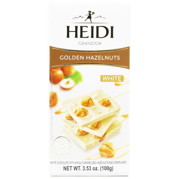 !Heidi Grand'or Hazelnut White Chocolate 3.5 Oz (100 Gr)