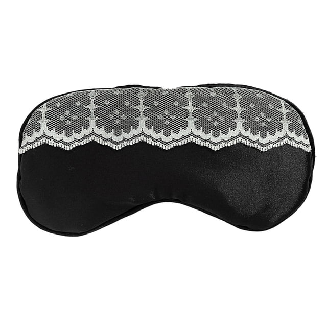 Máscara de encaje suave para fiestas, ojos sombreados, viajes, meditación, venda para mujeres, hombres y niños