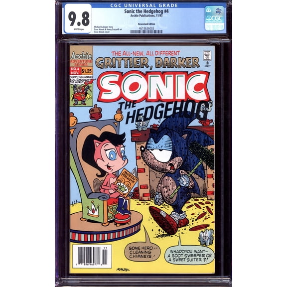 Sonic the Hedgehog #4 - CGC 9.8 Comic Book