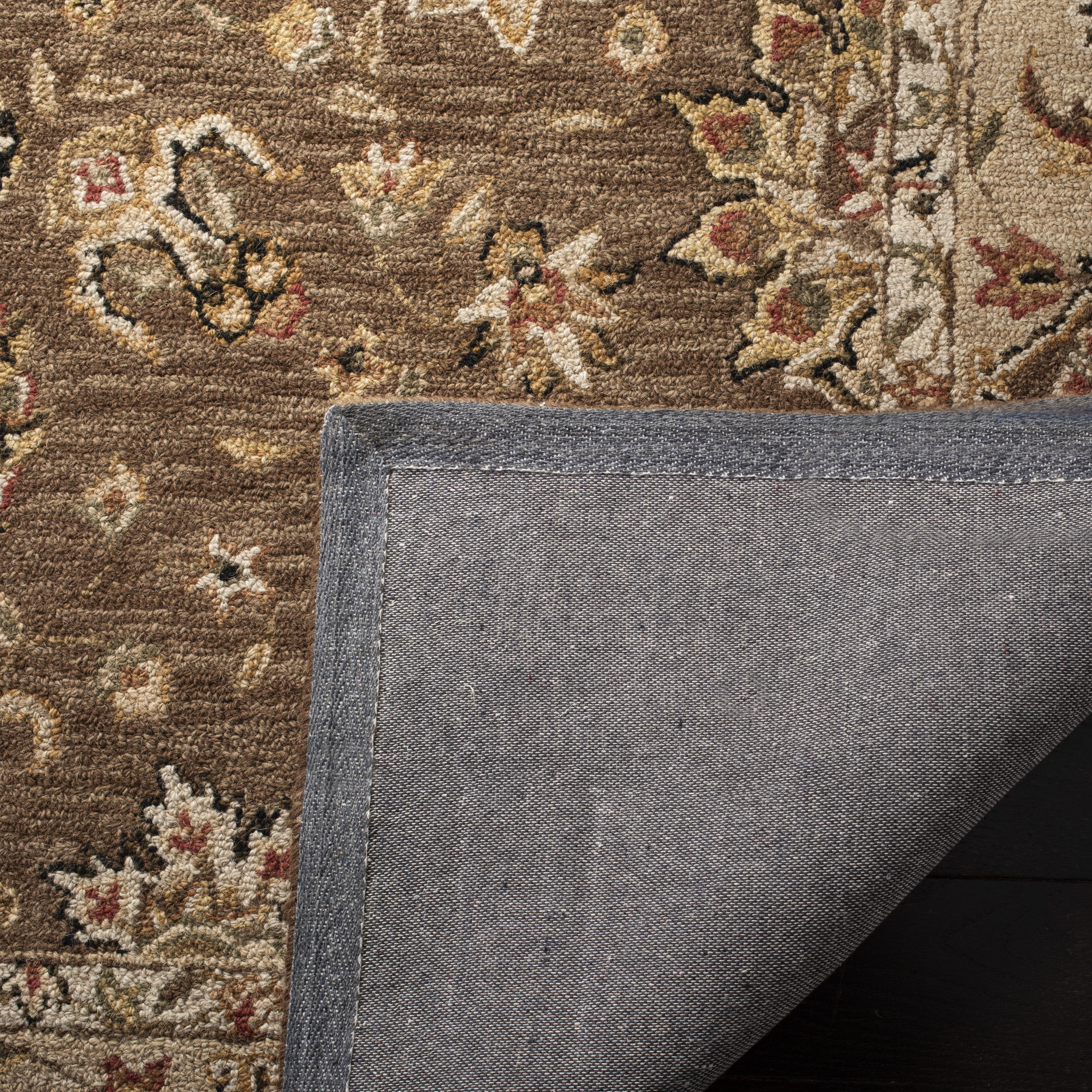 Safavieh Chelsea Neal Bordered Runner Rug, Brown/Ivory, 2'6" x 10'