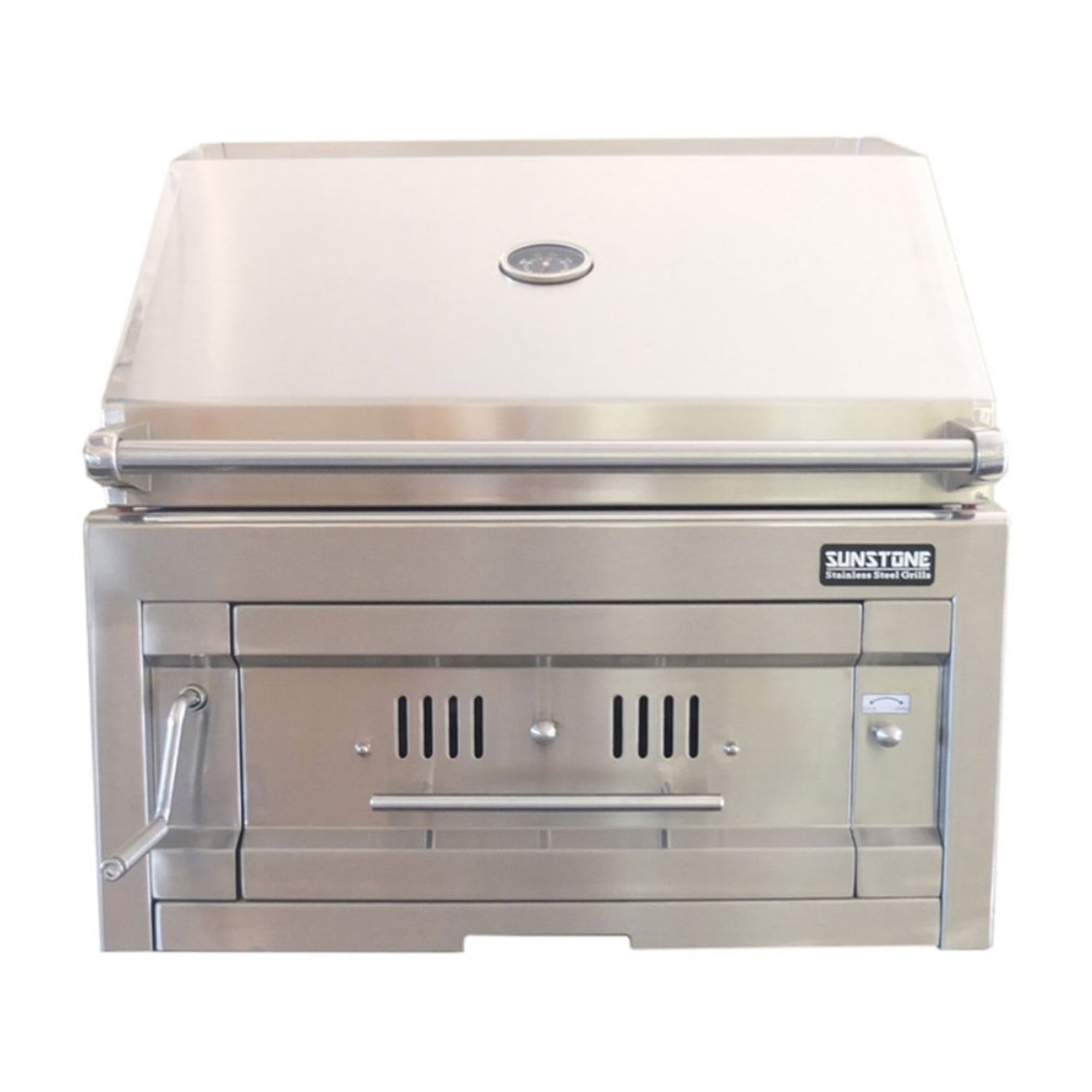 28" Dual Zone 304 Stainless Steel Charcoal Grill