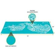 ProsourceFit Yoga Mats 3/16 in (5mm) Thick w/ Exclusive Printed Designs