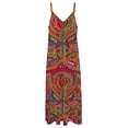 thumbnail image 6 of Mola De Panama Flower Sleeveless Dress Women's Evening Dress Womans Clothing, 6 of 9