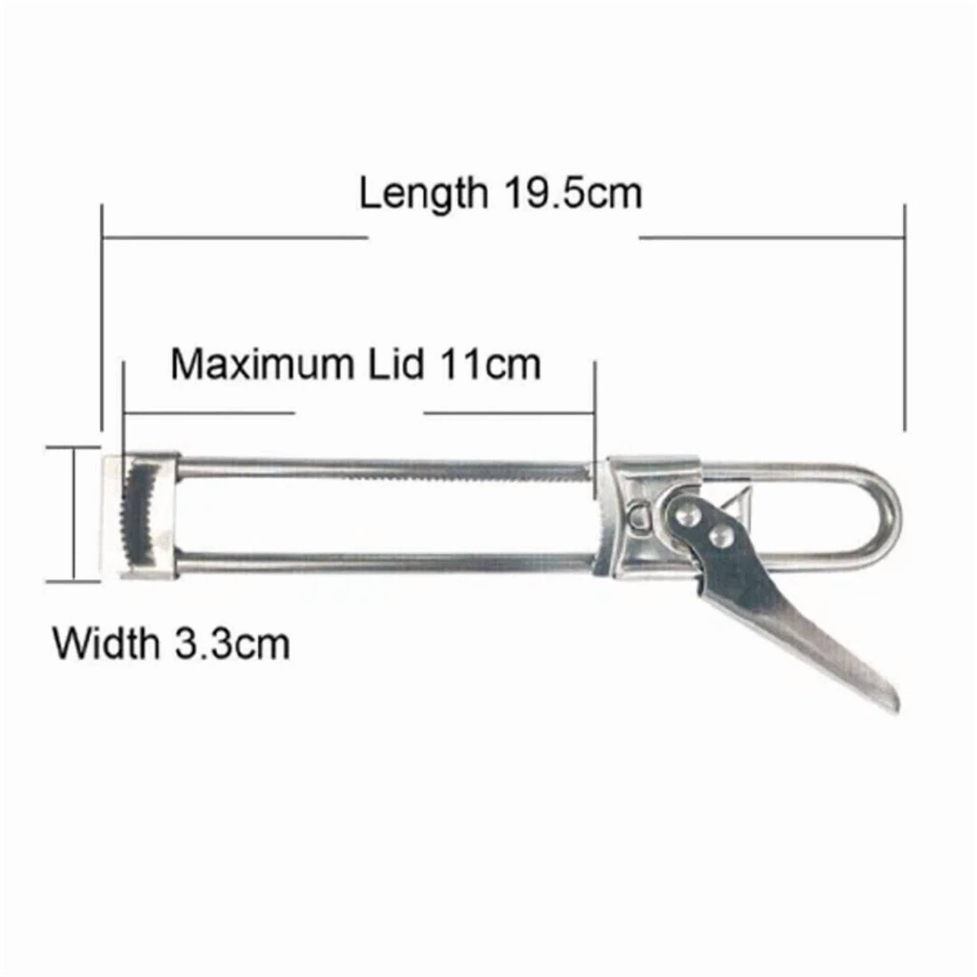 CIRCLE- Manual Can Opener Multifunction Adjustable Jar Lid Gripper Kitchen Tool