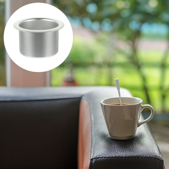 ULTNICE Cupholders For Recliner Aluminum Alloy Silver 1Set Easy to Clean Design Accessory