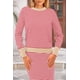 thumbnail image 5 of Conjunto Coordinado para Mujer PRETTYGARDEN Suéter y Falda a Rayas Talla L, 5 of 8