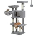 thumbnail image 3 of PAWZ Road 46.5" Large Cat Tree Multi-Level Cat Tower with Top Perchs&Big Condo Indoor Gray, 3 of 12