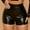 Black, variant on uublik Leather Shorts for Women Super Soft Lounge Shorts Black