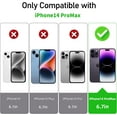 thumbnail image 2 of luolnh Étui Pailletée Dorée Compatible avec iPhone 14 Pro Max Design Marbre Antichoc Mince Silicone Souple TPU, 2 of 5