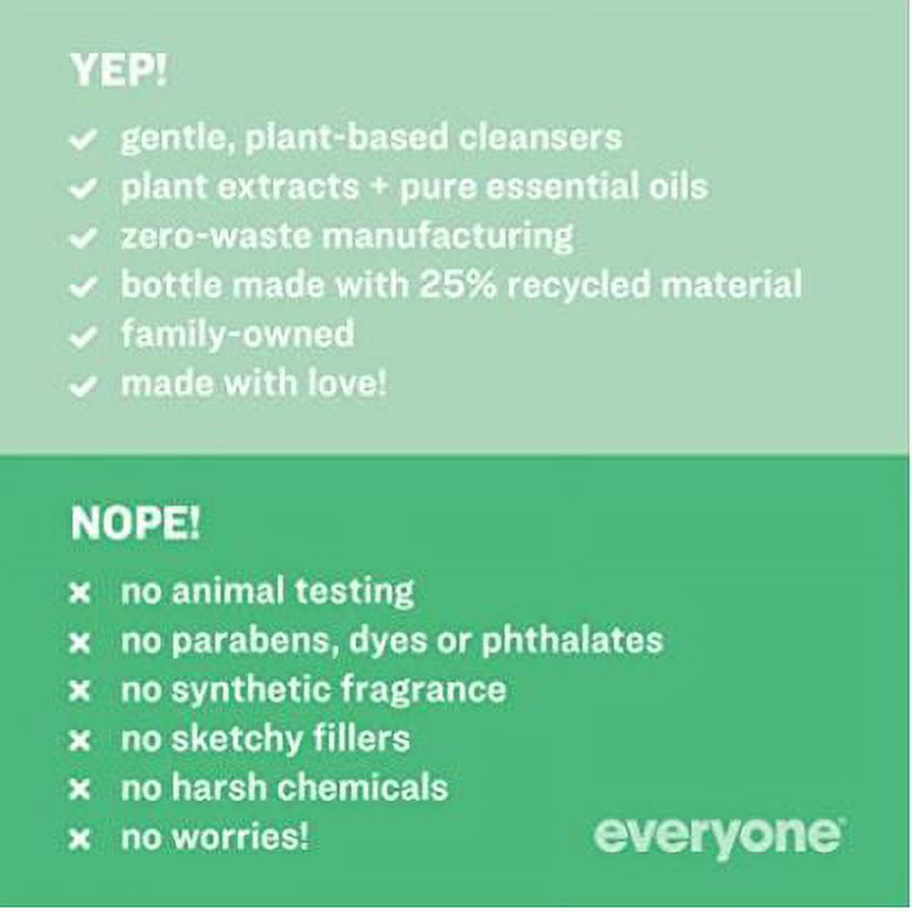 Everyone Spearmint & Lemongrass Hand Soap, 12.75 oz (Pack of 3)