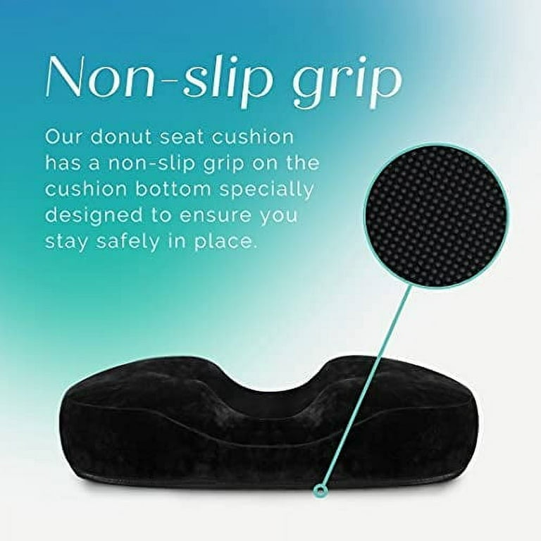 COSYOO Donut Pillow for Tailbone Pain Reduction, Elastic Donut Shape Seat  Cushion for Sitting Buttock Pressure Ease, Firm Support Donut Cushion for
