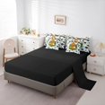 thumbnail image 3 of Manfei Leopard Print Camper 7-Piece King Bedding,Rustic Farmhouse Lodge King Bed in a Bag,Brown Blue,Black Reversible, 3 of 7