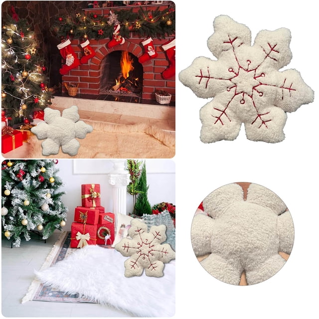Coussin de Vacances Festif pour Décorations de Noël Confortables et Saisonnières