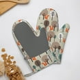 thumbnail image 4 of Hirioo Squirrels and Trees for Silicone Oven Mitts for BBQ, Baking, Cooking, Set of 2, Heat Resistant 260℃, Non-Slip Kitchen Essentials, 4 of 6