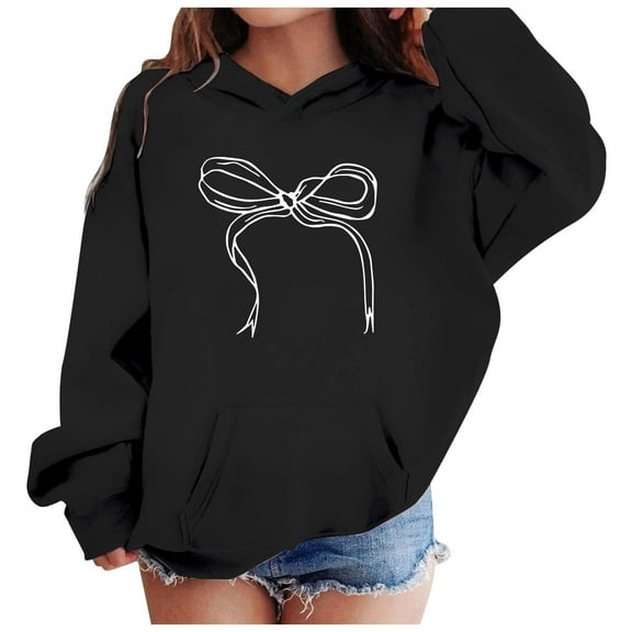 Girls Clothes Teen Hoodies Pullover Tops Sweaters & Hoodies Sweatshirts Fall Fashion Cool Casual Pullover Hooded for Boys Girls Cute Pattern Print Sweatshirts for Women Loose Fit