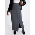thumbnail image 2 of Jessica London Women's Plus Size Side-Button Wool Skirt, 2 of 5