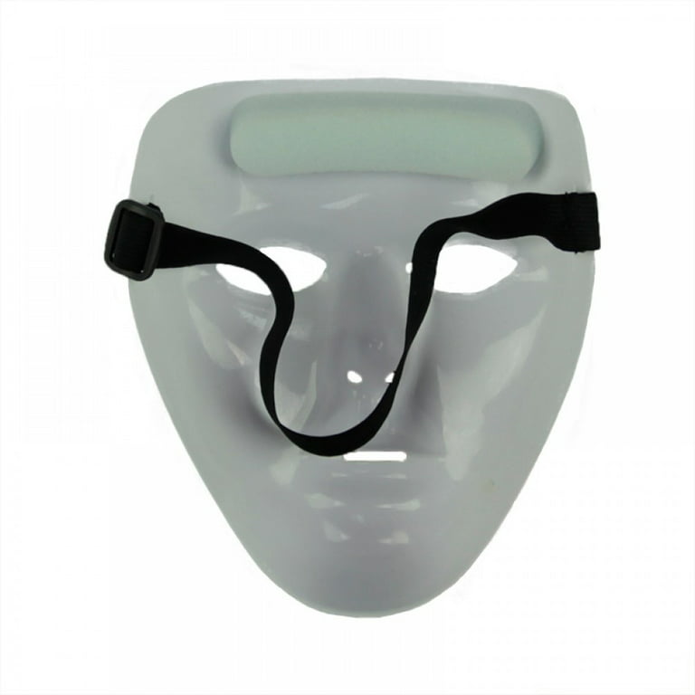 Nicky Bigs Novelties Thick Blank Male The Phantom Mask Costume White Face  Mask Paintable