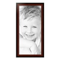 thumbnail image 2 of ArtToFrames 13" x 28" Honors Mahogany with Black Picture Frame, 13x28 inch Brown Wood Poster Frame (WOM-5154), 2 of 7