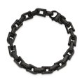 thumbnail image 1 of 8.5 in. Stainless Steel Polished Black IP-Plated Bracelet, 1 of 1