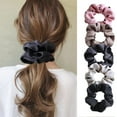 thumbnail image 6 of 5Pcs Scrunchies for Women, Premium Hair Scrunchies Sleep, Scrunchies For All Hair Types and Textures, Girls Ponytail Holders Hair Accessories, 6 of 6