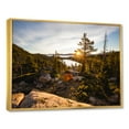 thumbnail image 2 of Designart "Tranquil Views On A Mountain Hike" Landscape Mountains Floater Framed Wall Art Prints, 2 of 5