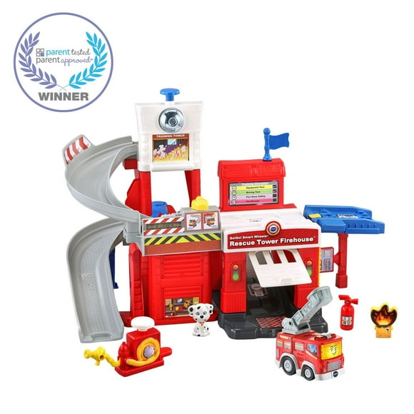 VTech Go! Go! Smart Wheels® Rescue Tower Firehouse™ - English Version, 1.5+ Years